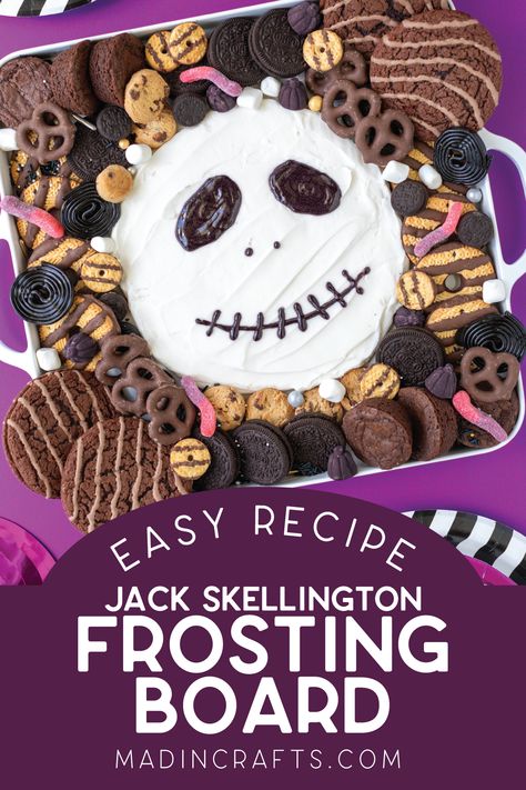 Halloween Icing Board, Halloween Frosting Board, Buttercream Dessert Board, Jack Skellington Charcuterie Board, Halloween Buttercream Board, Buttercream Board Charcuterie, Frosting Board Charcuterie, Buttercream Board Ideas, Icing Board