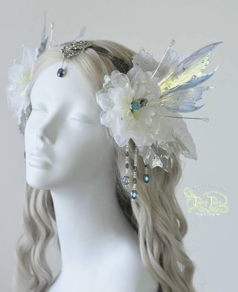 See this Instagram photo by @fancyfairyangela • 1,208 likes Elven Headdress, Elven Accessories, Masked Ball Outfit, Elven Makeup, Fairy Headdress, Fairy Headpiece, The Fae, Salton Sea, Headpiece Diy