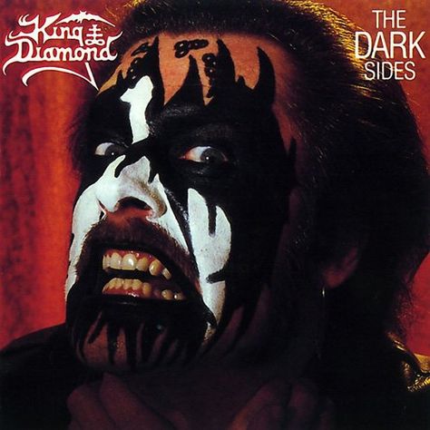 King Diamond-The Dark Sides 1988 Compilation Headbangers Ball, Heavy Metal Album Covers, Metal Album Covers, Mercyful Fate, King Diamond, Marble Vinyl, Heavy Metal Fashion, Concept Album, Heavy Rock