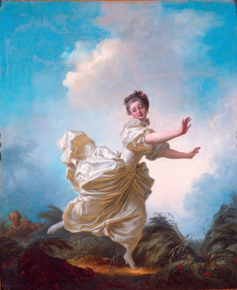 The Pre-Arranged Flight, Jean-Honoré Fragonard, French. Rococo Painting, Jean Honore Fragonard, Rococo Art, Harvard Art Museum, Woman In White, French Rococo, European Paintings, Classical Art, Art Movement