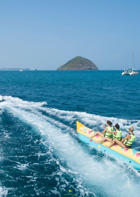 Full day trip Banana Beach – Coral Island by Premium Speedboat 🏊‍♀️🛶 Known locally as Koh Hae, Coral Island makes the perfect day trip from Phuket as it’s only 20 minutes away by speedboat. It’s one of the only islands nearby where you can participate in a range of water sports, from snorkelling and glass-bottom kayaking to jet skiing, parasailing and banana boating.🏝️🚣‍♂️ On our Coral Island tour, you will spend most of your time at Banana Beach, which we think is the best corner of Coral ... Coral Island Phuket, Banana Beach Phuket, Island Hopping From Phuket, Banana Boats, Thailand Boat Market, Banana Beach, Hua Hin Thailand Beach, Beach Coral, Phuket Thailand