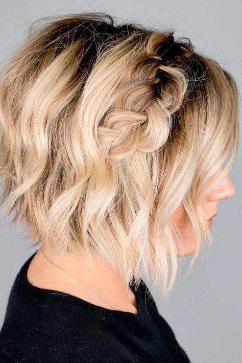 Easy Summer Hairstyles To Do Yourself ★ Diy Haircuts, Short Layered Hairstyles, Side Braid Hairstyles, Layered Hairstyles, Smink Inspiration, Short Layered, Easy Summer Hairstyles, Best Short Haircuts, Haircuts For Medium Hair