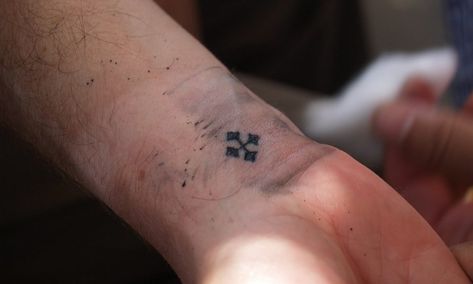 Coptic Cross Tattoo, Egypt Tattoos, Common Tattoos, Small Booth, Radical Expressions, Egyptian Cross, Coptic Cross, Cross Tattoo, Get A Tattoo