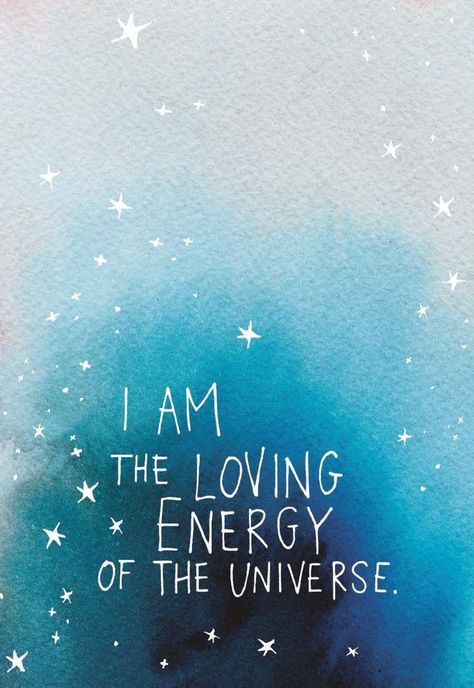 I am the loving energy of the Universe. Gabby Bernstein, Universe Love, Universe Quotes, Attraction Quotes, Les Chakras, Self Conscious, Affirmation Cards, Manifestation Quotes, Yoga Inspiration