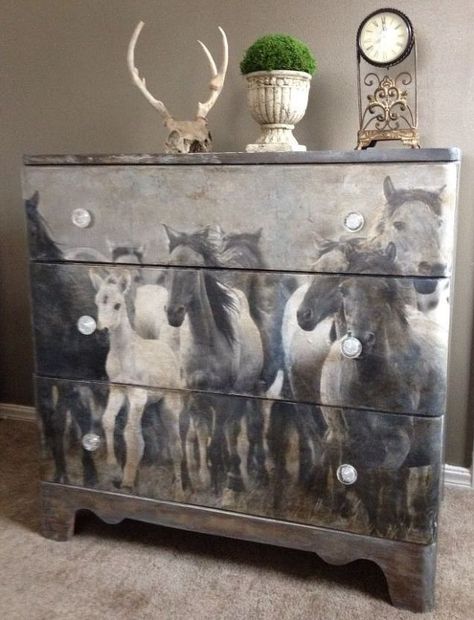 Chest Painting, Antiquing Furniture Diy, Decoupage Furniture, Western Furniture, Bush Furniture, Funky Furniture, Refurbished Furniture, Furniture Stores, Ikea Diy