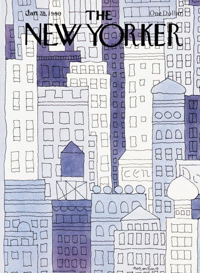 John Norment : Cover art for The New Yorker 2867 - 28 January 1980 New Yorker Cover, The New Yorker Magazine, New Yorker Magazine, New Yorker Covers, Dorm Art, Dorm Posters, Art Cover, Blue Poster, Art Collage Wall