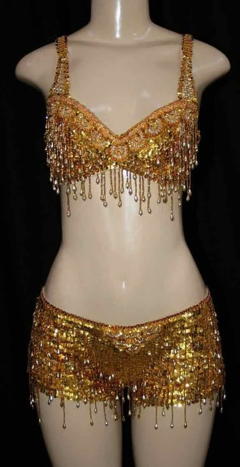 Pretty Dance Costumes, Gold Bra, Preformance Outfits, Dancers Outfit, Google Search Results, Looks Party, Belly Dancers, Dance Costume, Rave Outfits