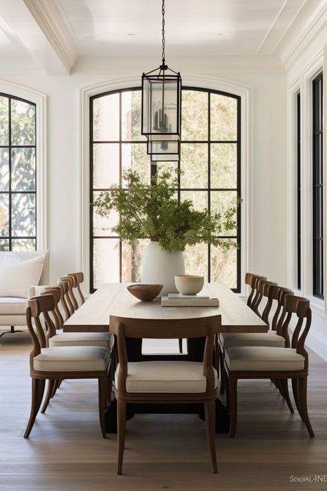 Big Dining Table Decor, Off Center Dining Table, Rectangular Dining Table Centerpiece Everyday, Dining Room Family Room Combo Layout, Long Dining Table Styling, Center Piece For Dining Table Simple, Daily Dining Table Decor, Old House Dining Room Ideas, Dining Room Table Arrangements