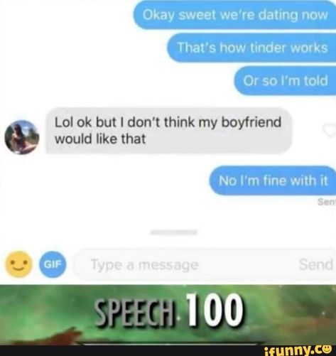 Okay sweet we’re dating now That's how (under works e Lol ok but l don't think my boyfriend would like that – popular memes on the site iFunny.co Fail Pictures, Epic Fail Pictures, Epic Fail, Flirting Moves, Epic Fails Funny, Dating Memes, Funny Text Messages, What’s Going On, Really Funny Memes