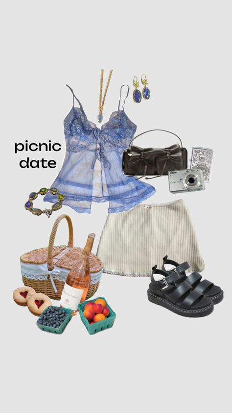 Picnic date🧺💌🥂 #picnic #outfitinspo #y2k #datenight Picnic Fits, Picnic Date Outfits, Picnic Outfit Summer, Picnic Outfit, Picnic Date, Summer Picnic, Summer Girls, Fashion Inspiration, Dress To Impress