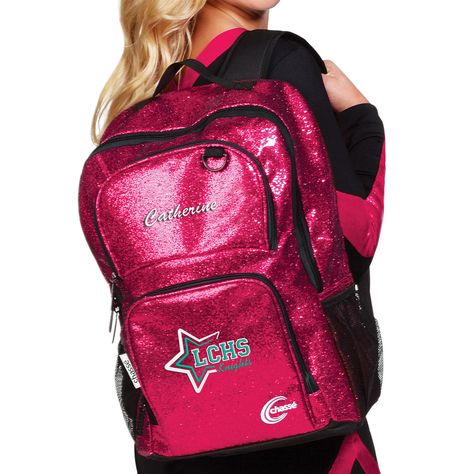 Chassé® Glitter Backpack - Omni Cheer Cheerleading Essentials, Cheer Bags, Cheerleading Bags, Cheer Things, Cheer Gear, Practice Clothes, Glitter Backpack, Cheer Bag, Cheer Ideas