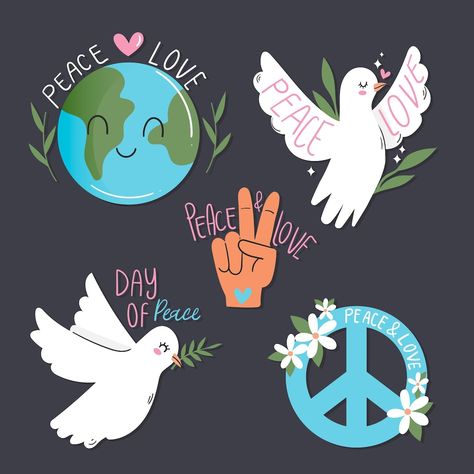 International Peace Day, Line Art Lesson, Peace Drawing, Peace Pictures, Peace Logo, School Age Activities, Day Of Peace, Peace Day, English Posters