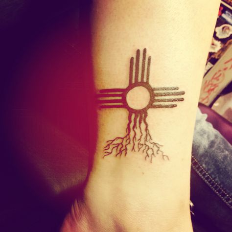 Zia symbol tattoo to represent my NM roots. #ziatattoo #NMtattoo #505 #505tattoo #Yousawitherefirst Nm Tattoo, Zia Tattoo, 505 Tattoo, Small Zia Symbol Tattoo, Zia Tattoo New Mexico, Nm Zia Symbol Tattoo, Zia Symbol Tattoo, Zia Symbol, New Mexico Zia Symbol Tattoo