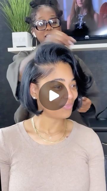 The BobLyfe on Instagram: "Giving your client a Bob with character, edge, and volume is PHENOMENAL work! 👏🏽💯

Great job by Hairstylist @missprettynish located in Orlando, Florida.

#TheBobLyfe #PhenomenalWork #BombBob #BobInspiration #BobSlay 

Are you feeling this look?" Mid Length Hairstyles For Black Women, Black Women Bob Hairstyles Mid Length, Volume Bob, A Bob, Mid Length Hair, Great Job, Orlando Florida, Black Women Hairstyles, Bob Hairstyles