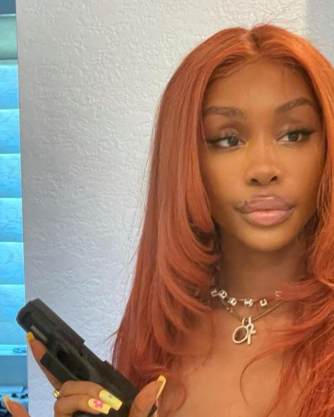 SZA on Twitter: "I jus wanted a sweetheart summer 🥺👼🏾🐻👛🐙💞😔… " Ginger Hair, Red Hair, Ginger, A Woman, On Twitter, Twitter, Red, Hair, White