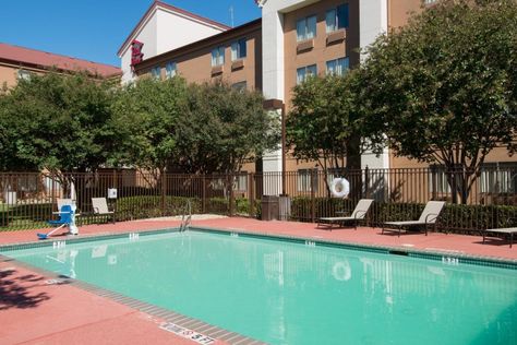 Red Roof Inn Plus Austin South is located in Austin city, Texas state, USA. Texas State Capitol, Red Roof Inn, Red Roof, Modern Hotel, Texas State, Convention Centre, Austin Texas, Outdoor Pool, Front Desk