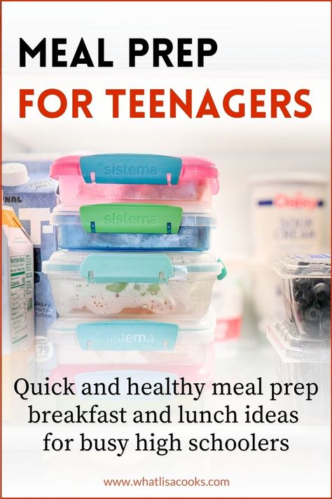 Meal prep for teens: top 10 ideas for school lunch meal prep for high school students. What to make for teens for lunch. How to pack lunch for teens. Meal Prep For High School, Packed Lunch Ideas For High School, Teenage School Lunch Ideas, Teen Lunch Box Ideas, Teenage Lunch Ideas For School, Teenage Lunches Ideas, School Lunch For High Schoolers, Meal Prep For Teens, Lunch For School Teenagers