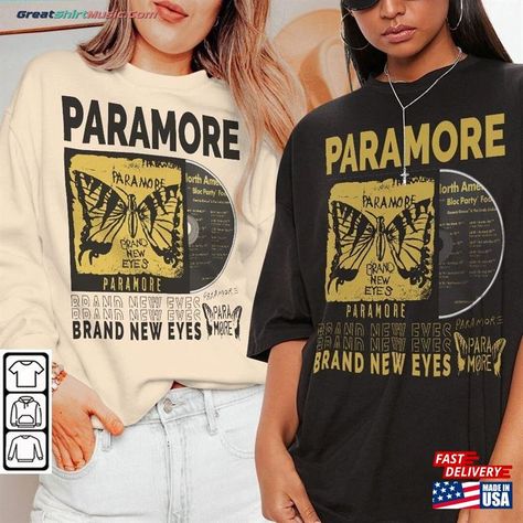 Paramore Music Shirt Y2k 90S Merch Vintage Announce 2023 Tour Tickets Album Brand New Eyes V1 Tee Gift For Fan Classic T-Shirt Check more at https://greatshirtmusic.com/product/paramore-music-shirt-y2k-90s-merch-vintage-announce-2023-tour-tickets-album-brand-new-eyes-v1-tee-gift-for-fan-classic-t-shirt/ Bloc Party, Shirt Y2k, Paramore, Y2k 90s, Classic T Shirts, Brand New, Fan, Music, T Shirt