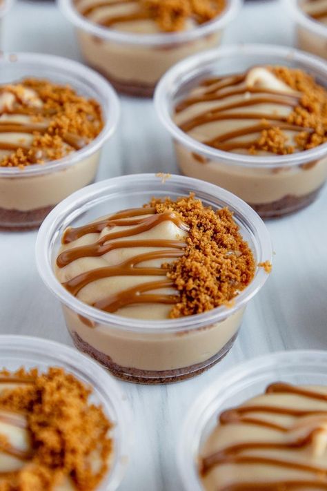 Biscoff Dessert Cups - Cake Me Home Tonight Dessert Business From Home, Biscoff Dessert Cups, Biscoff Cups, Shooters Recipes, Biscoff Desserts, Biscoff Dessert, Cake Me Home Tonight, Baked Gifts, Dessert Shooters Recipes