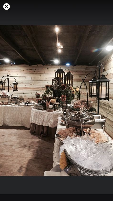 How To Set Up Food Table For Wedding, Catering Tablescapes Buffet Displays, Wedding Bbq Buffet Wedding Table Decor, Open House Horderves, Rustic Buffet Table Food Stations, Wedding Food Table Display, Rustic Catering Display, Buffet Table Centerpiece Ideas, Appetizer Table Set Up