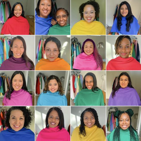 Their Palette, Their Story: Celebrating People of Color Through the 12 Seasons — ColorBook Bright Spring Celebrities, Spring Tones, Celebrating Women, Skin Undertones, The Undertones, Face Time, Seasonal Color Analysis, Bright Winter, Cool Undertones