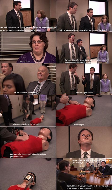 CPR training- You're doing it wrong! The Office Cpr, Cpr Instructor, Need A Laugh, Cpr Training, The Office Show, Youre Doing It Wrong, Motion Pictures, It's Funny, Office Humor