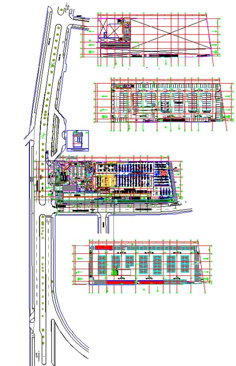 Market Plan Design, Hypermarket Plan, Framers Market, Shopping Mall Design, Plane Design, Mall Design, Super Market, Autocad Drawing, Ground Floor Plan