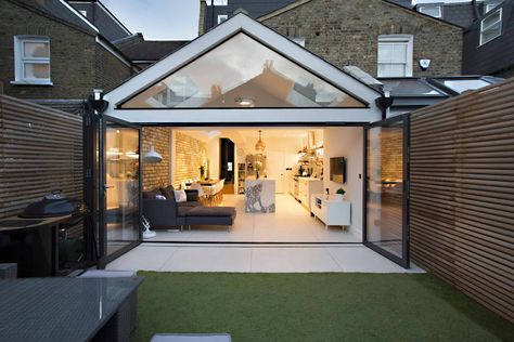 Mandrake Road - Plusroom Wraparound Extension, Newest Ideas, Modern Kitchen Extensions, Contemporary Extension, Kitchen Extensions, Apex Roof, Side Return, Contemporary House Exterior, Roof Extension