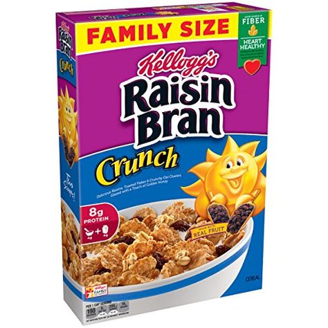 Raisin Bran Crunch Cereal 248 Oz >>> Click on the image for additional details. (Note:Amazon affiliate link) #BestSellerBelow10 Raisin Bran Cereal, High Fiber Cereal, Fiber Cereal, Raisin Bran, Bran Cereal, Healthy Cereal, Crunch Cereal, Bran Muffins, Granola Cereal