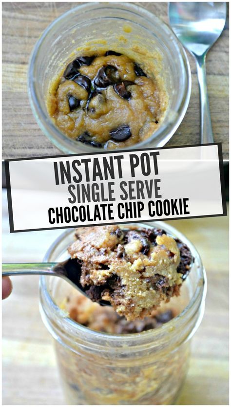 Pressure Cooker Chocolate Chip Cookie for One – Make the Best of Everything Cookie For One Recipe, Chocolate Chip Cookie For One, Cookie For One, Mug Cake Microwave, Sour Foods, Cherry Cookies, Cookie Cake Recipe, Chocolate Covered Cherries, Vanilla Latte