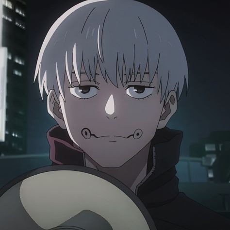 inumaki toge icons | toge inumaki icons | jujutsu kaisen season 2 icons | jjk season 2 icons | anime icons Ju Jitsu, Anime Monochrome, Anime Profile, Manga Characters, Anime Character Drawing, White Hair, Jujutsu Kaisen, Character Drawing, Dark Fantasy