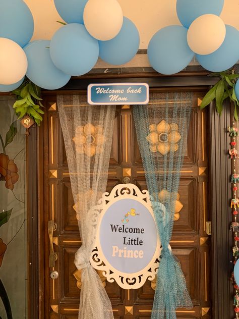 New Born Baby Welcome Home Decorations, New Born Baby Welcome Decor Ideas, Baby Entry At Home Decoration, Welcome Home Baby Decor, Baby Homecoming Decorations, Newborn Welcome Home Decoration, Baby Boy Welcome Decoration At Home, Welcome Baby Decoration Ideas At Home, Welcome Home Baby Ideas