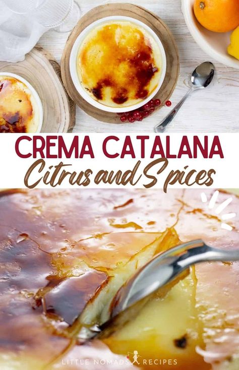 Crema Catalana (A Spanish Tradition) Spanish Dessert, Bbq Potluck, Pork Pasta, Spanish Desserts, Sandwich Sides, Easy Lunch Boxes, Nut Free Recipes, Best Christmas Recipes, Vegetarian Sandwich