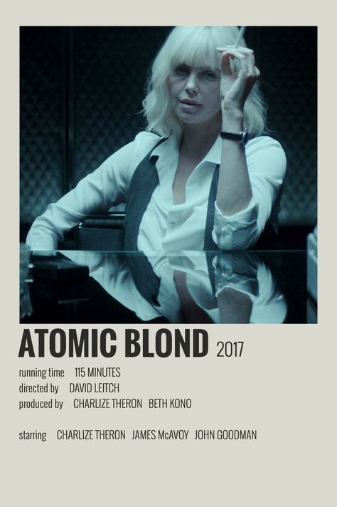 Polaroid Movies, Lorraine Broughton, Blonde Movie, Alt Posters, Minimalist Polaroid Poster, Polaroid Posters, Movie Card, Movie To Watch List, Atomic Blonde