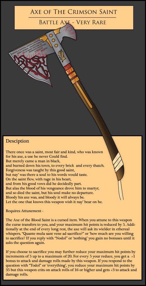 I saw the first one in a dump, and had to see the rest. - Imgur Dungeon Master's Guide, Dnd Classes, Dungeons And Dragons 5e, D D Items, Dnd Funny, Dnd 5e Homebrew, Dnd Dragons, Magic Items, Dungeons And Dragons Game