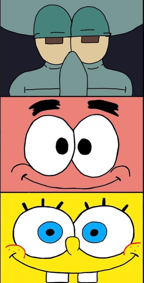 Tufting Diy, Spongebob Wallpaper, Cartoon Character Pictures, Cartoon Wallpaper Iphone, Phone Wallpaper Patterns, Cool Wallpapers Art, Bear Wallpaper, Mini Canvas Art, Mini Canvas