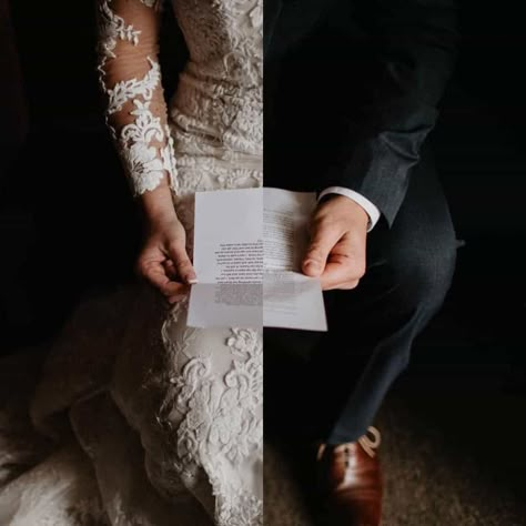 Wedding Day Special Moments, Wedding Day Photoshoot, Bride And Groom Picture Ideas, Wedding Notes To Bride And Groom, Small Wedding Photos, First Touch Wedding Pictures, Groom On Wedding Day, White Chapel, Wedding Letters