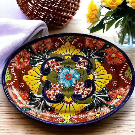 Mexican talavera pottery