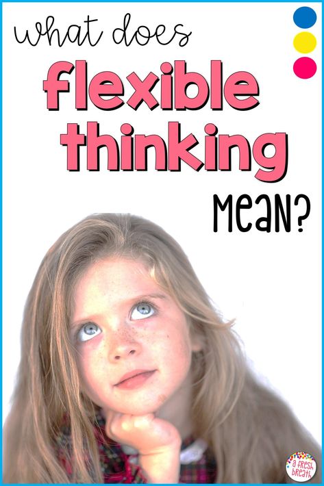 Flexible thinking – you’ve heard it and know it is important for social/emotional learning but aren’t sure what is flexible thinking exactly. Read on to define flexible thinking (and what is inflexible thinking). Plus why thinking flexibly is important and some examples of flexible thinking. You’ll also find a great flexible thinking scenarios resource to use with children when thinking of how to teach flexible thinking. Flexible Thinking, Social Skills Lessons, Social Skills For Kids, Social Emotional Activities, Counseling Lessons, Teaching Social Skills, Social Thinking, Education Information, Struggling Students