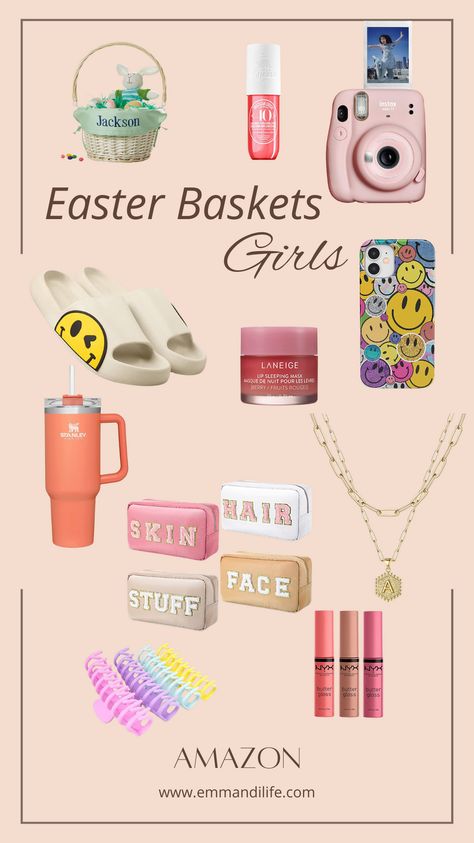 Easter Basket Gift Ideas, Basket Gift Ideas, Trendy Easter, Girls Easter Basket, Easter 2024, Easter Basket Stuffers, Kid Friendly Crafts, Family Fun Night, Budget Gift