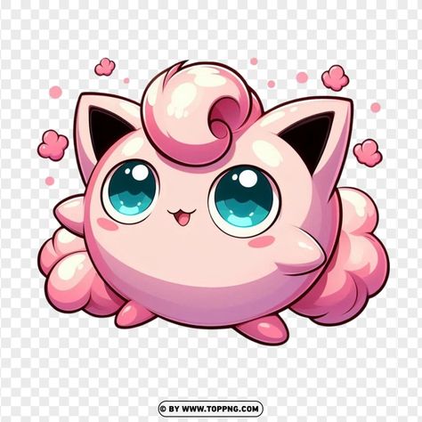 Jigglypuff Cute, Pokemon Png, Pokemon Cute, Pokemon Jigglypuff, Baby Pokemon, Pokemon Sketch, Cartoons Png, Pokemon Drawings, Free Png