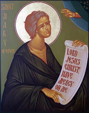 a lovely icon of mary of egypt <3 Lord Jesus Christ Have Mercy On Me, Saint Mary Of Egypt, Mary Of Egypt, Women Saints, St Mary Of Egypt, Have Mercy On Me, Lord Have Mercy, Church Icon, Christian Icons