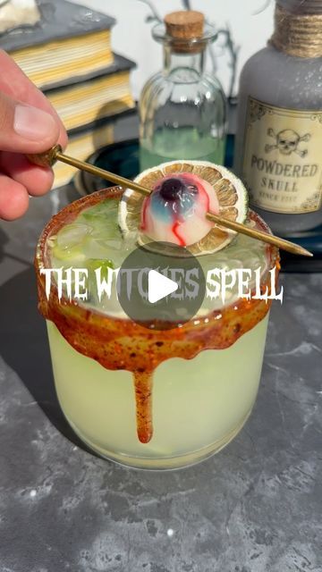 SoCal Mobile Bar Service on Instagram: "The Witches Spell 🧙🏻‍♀️🧪
.
.
.
.

Recipe:
• Muddle cucumber and jalapeño 
• 1 oz lime juice 
• 3/4 oz agave nectar 
• 2 oz tequila @tequila_arette 
• Top off with potion, use with caution

How to make Potion 🧪 
• In a glass add 1 teaspoon of edible glitter and mix with club soda 

#halloween #spookyseason #cocktails #fyp #explore #instagram #spookycocktails #spooky #drinks #recipe #fun" Halloween Tequila Cocktails, Halloween Tequila Drinks, Halloween Drink With Tequila, Tequila Halloween Cocktails, Mezcal Halloween Cocktail, Halloween Cocktail Tequila, How To Make Potions, Spooky Drinks, Spooky Cocktails