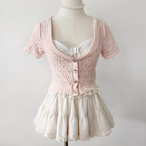 Cute Depop Shops, What To Search On Depop, Where To Find Coquette Clothes, Lattes Depop, Shopping Websites Clothing Sites, Morute Outfits, Shoujo Outfits, Cute Outfits Pink, Coquette Fits