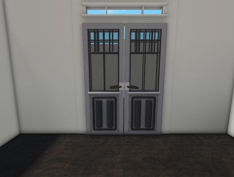 Bloxburg Doors Ideas, Bloxburg Detailed House Exterior, Bloxburg Custom Door Ideas, Custom Stairs Bloxburg, Bloxburg Custom Stairs, Bloxburg Detailed Builds, Custom Doors Bloxburg, Custom Bloxburg Door, Custom Door Bloxburg