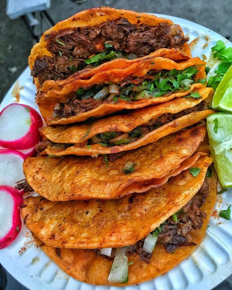 4,308 Likes, 121 Comments - @tortaschingonas on Instagram: “TACOS DORADOS DE BIRRIA🔥🔥 Stop by any 3 locations and enjoy some birria de res‼️ . . . . #eastla…” Birra Tacos, Red Tacos, Tacos Dorados, Birria Tacos, Mexican Foods, Mexican Food Recipes Authentic, Food Goals, Unhealthy Food, Quesadillas