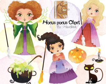 Hocus Pocus Characters, Hocus Pocus Movie, Hocus Pocus Party, Sanderson Sisters, The Originals Characters, Halloween Magic, Halloween Clipart, Halloween Deco, Halloween Movies