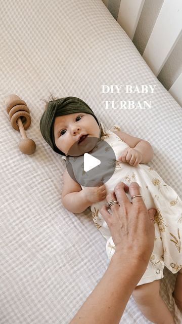 Sewing - Upcycling - Thrifting on Instagram: "Weekends are for creating✨ All you need is a stretchy t-shirt, a sewing machine and some thread to create this easy, DIY baby turban!   #diy #handmade #sewit #sewingproject #sewingdiy #rewovenshop #babydiy #upcyle #upcyling" Baby Hairbands Diy, Diy Baby Head Wrap, Diy Baby Turban, Baby Turban Tutorial, Baby Turban Diy, Free Baby Turban Hat Sewing Pattern, Turban Diy, Sewing Upcycling, Baby Turban Headband