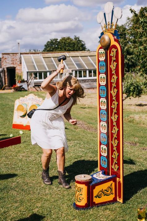 Festival Entertainment Ideas, Festival Wedding Ideas, Wedding Reception Entertainment, Festival Themed Wedding, Weddings Outdoor, Games Outdoor, Circus Wedding, Wedding Fayre, Carnival Wedding