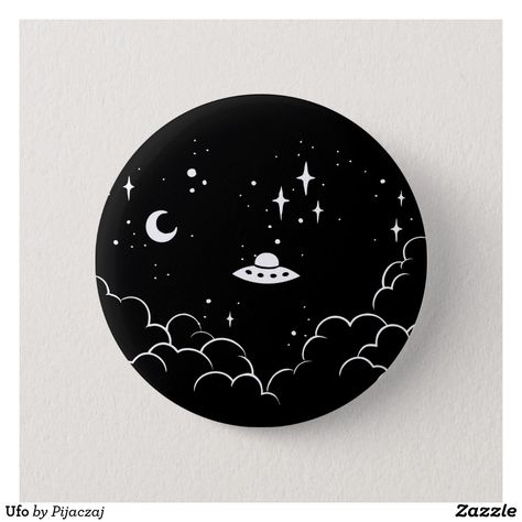 Ufo Pinback Button Round Canvas Art, Vinyl Record Art Ideas, Painted Records, Vinyl Paintings, Cd Wall Art, Record Wall Art, Vinyl Art Paint, Record Painting, Vinyl Record Art